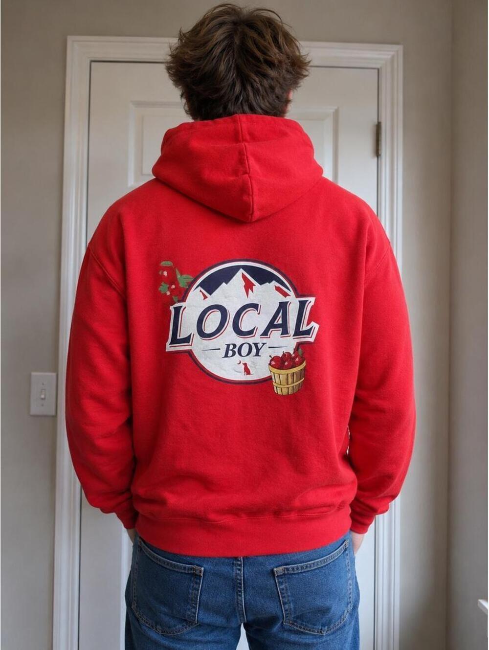 Men's Red Hoody
